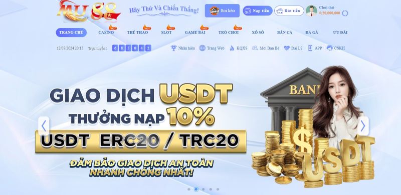 Nạp rút nhanh với thưởng hấp dẫn